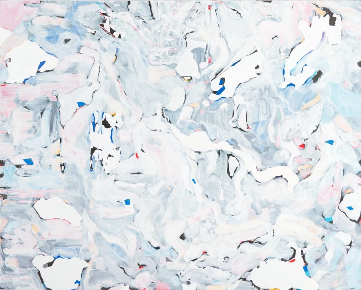 Paula Crown, Untitled Aspen Map (Grey), 2019-2021