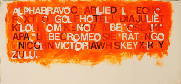 Paula Crown, ALPHABRAVO in Orange, 2011