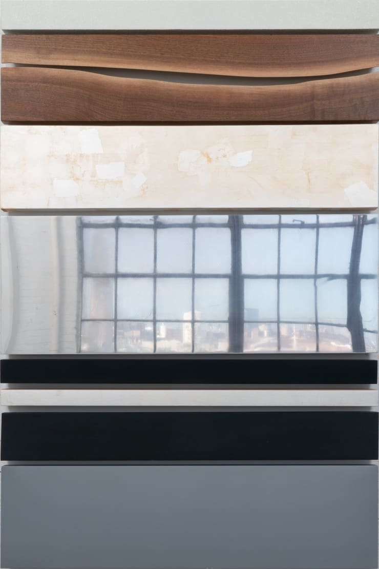 Paula Crown, STRAIGHTAWAY Panel (black), 2017