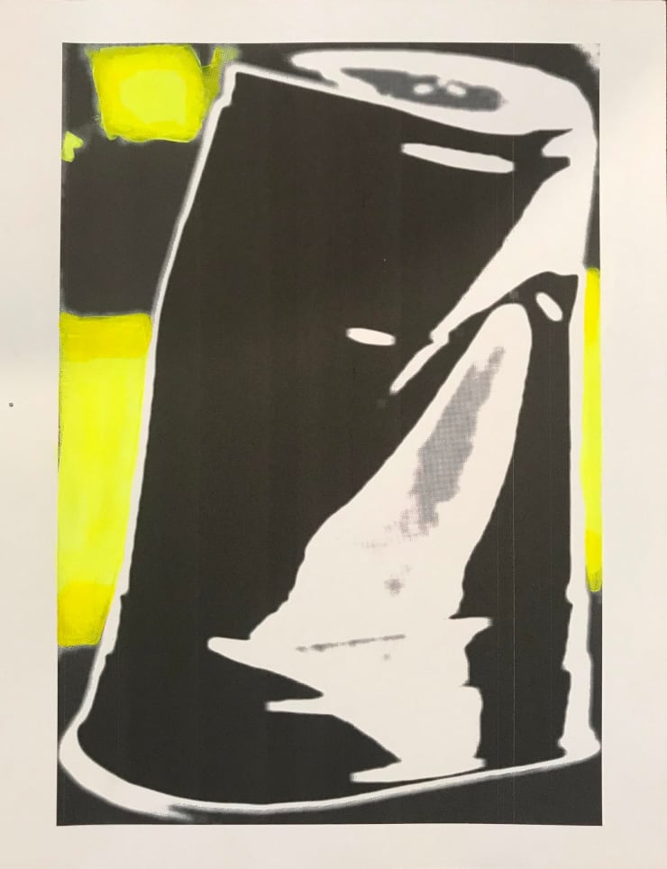 Paula Crown, Untitled (Solo cup painting), 2017