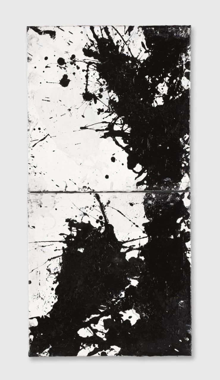 John Virtue (Paintings), Untitled No.38 (Diptych), 2020-22
