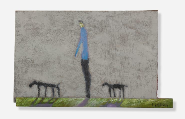 Andrew Litten, Man (Two Dogs), 1994