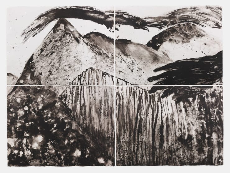 Adrian Hemming, Gran Sasso (4 panels), 2024