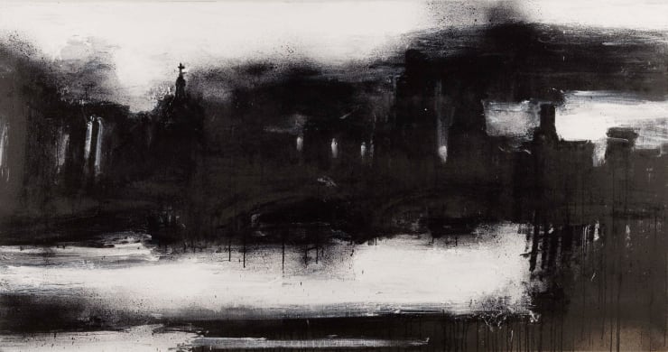 John Virtue (Paintings), Landscape 849, 2005-06