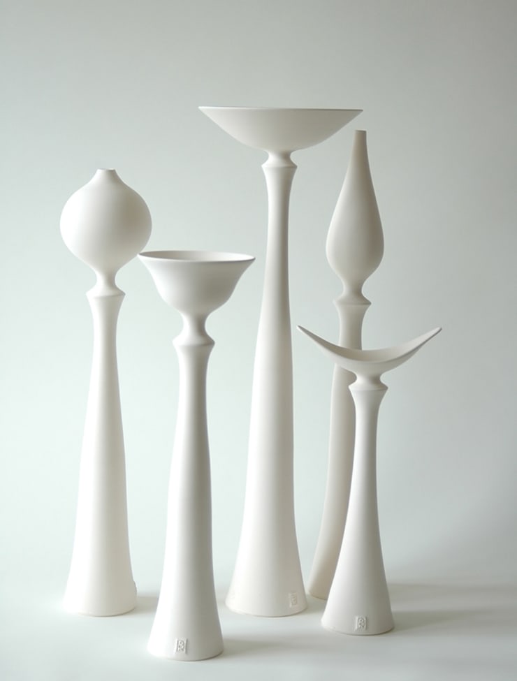 Vivienne Foley (Ceramics & Bronze), Tall Flowers, 2012