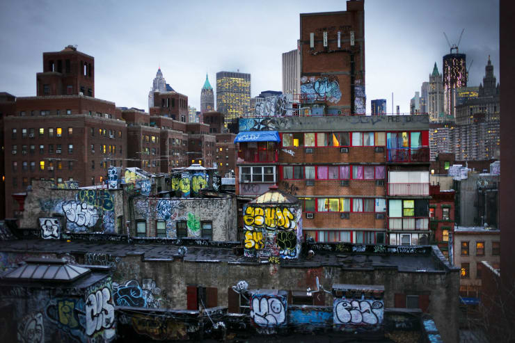 PHIL PENMAN, DOWNTOWN GRAFFITI, NEW YORK, 2011