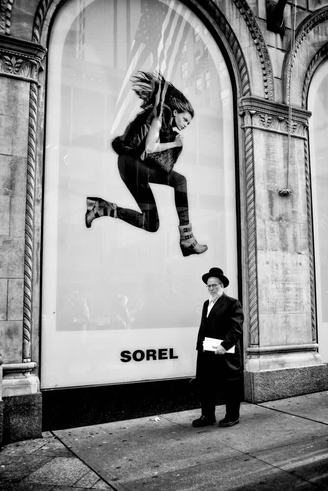 PHIL PENMAN, 42nd Street Project, Jumping, New York, 2017