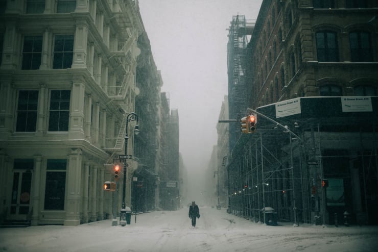 PHIL PENMAN, Soho Snowstorm, 2021