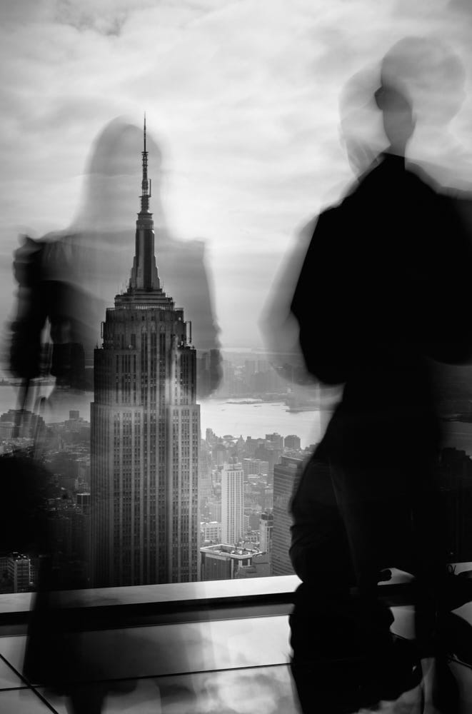 PHIL PENMAN, VIEW OVER THE EMPIRE STATE, 2022