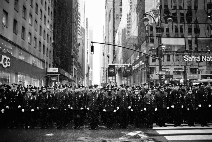 PHIL PENMAN, Police on 5th Avenue # 2, 2022