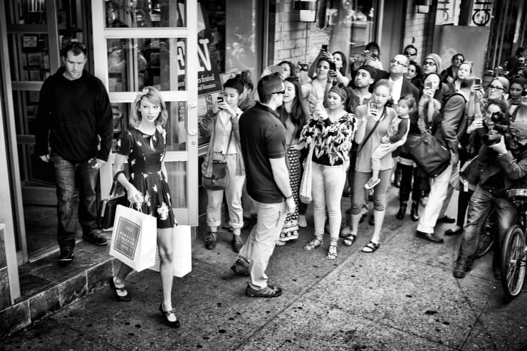 PHIL PENMAN, Taylor Swift in Soho, 2014