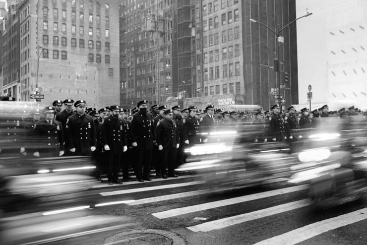 PHIL PENMAN, POLICE ON 5TH AVENUE, 2022