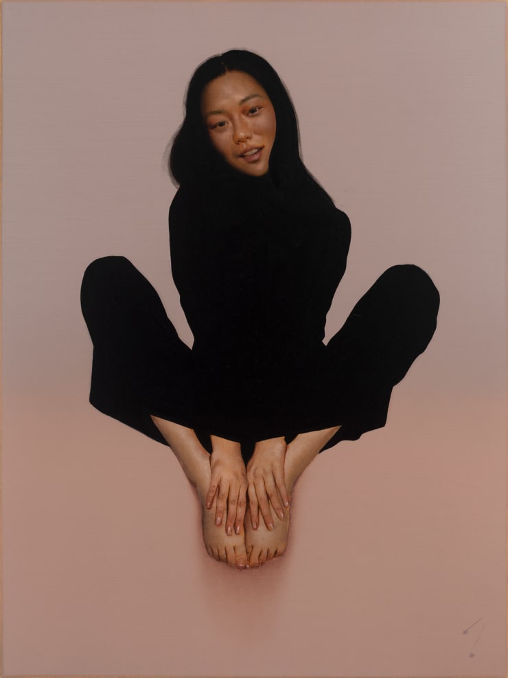 Painting of Dahee 1, 2022 Oil on cradled linen panel 61 x 45.7 cm 24 x 18 in