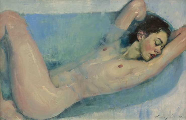 Malcolm Liepke, In the Bath, 2017