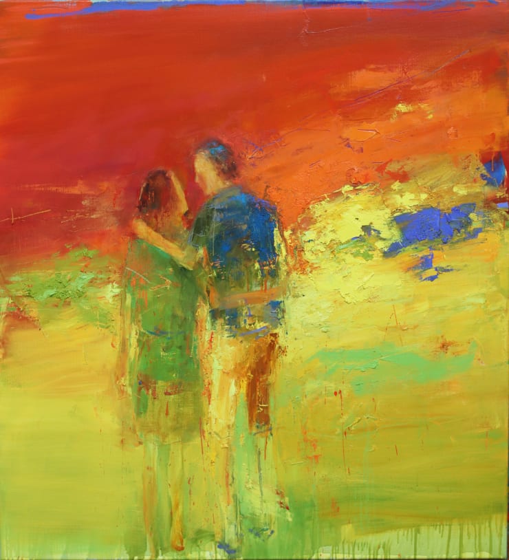Tenderly You Make Me, 2022 Oil on Linen 121 x 110 cm 47.6 x 43.3 in