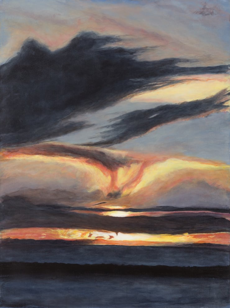 The Sea Wall, 2021 Acrylic on canvas 101.5 x 76 cm 40 x 30 in