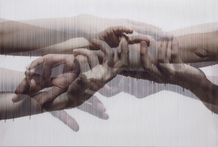 Hong Sungchul, Strings Hands 005 (ed 2/3), 2014