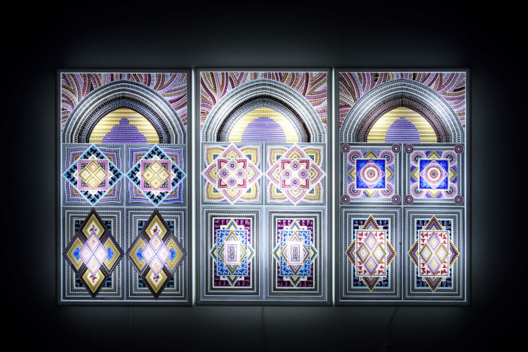 Kim Bumsu, Beyond Description (Triptych), 2016