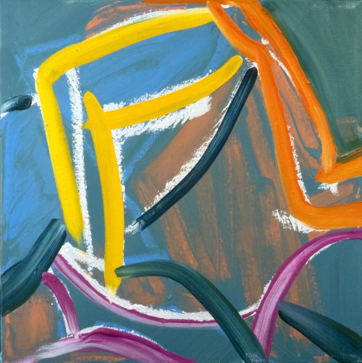 What Could Have Been - O, Bob Carlos Clarke, 2024 Oil and oil stick on canvas 30.5 x 30.5 cm 12 x 12 in