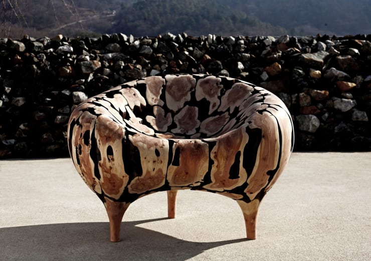 0121-1110=115017, 2015 Wood (Juniper) 92 x 80 x 67 cm 36 x 31.5 x 36 in