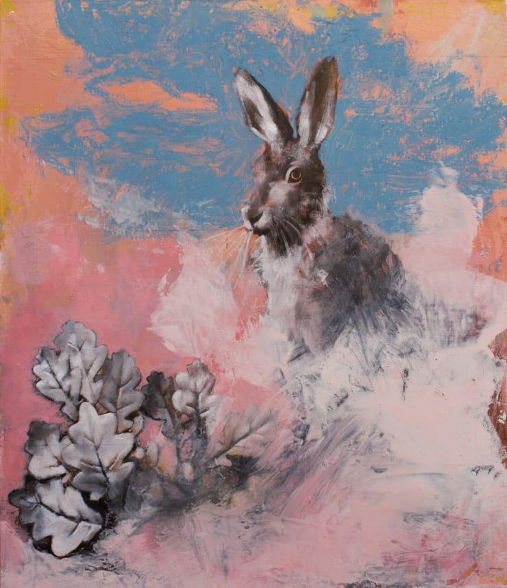 Hare 1, 2023 Oil on canvas 70 x 60 cm 27.6 x 23.6 in