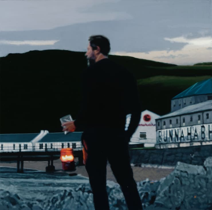 Large Bunnahabhain, 2021 Oil on canvas 76 x 76 cm 30 x 30 in