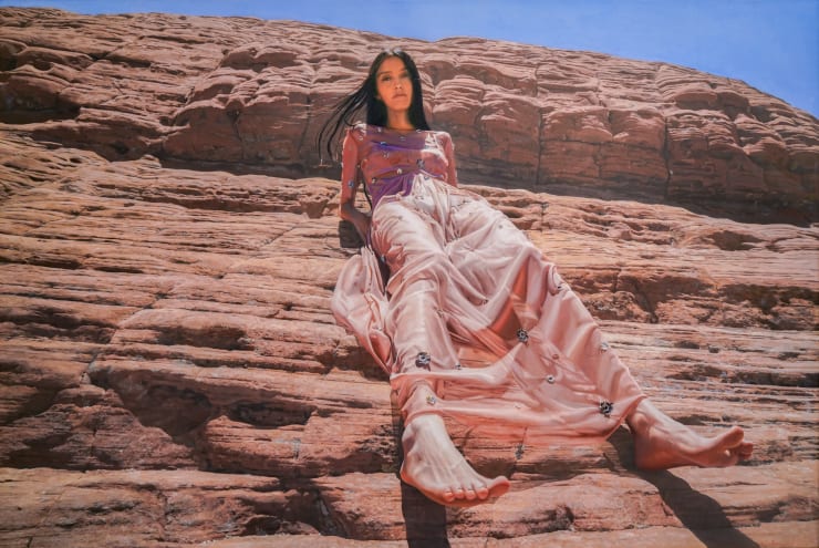 Untitled; Red Rocks, 2021 Oil on canvas 91.4 x 137.2 cm 36 x 54 in