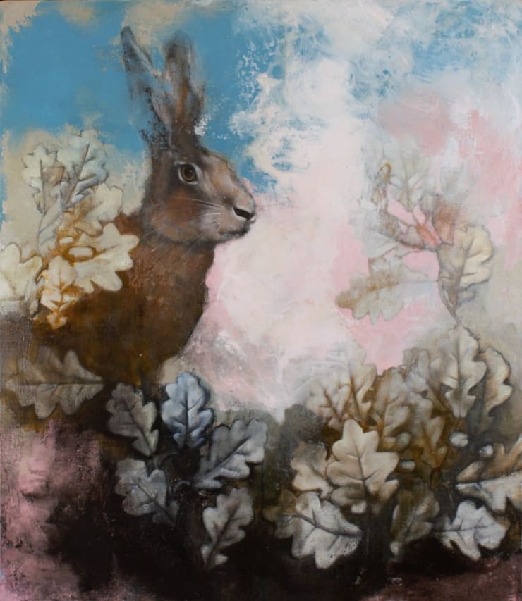 Hare 2, 2023 Oil on canvas 70 x 60 cm 27.6 x 23.6 in