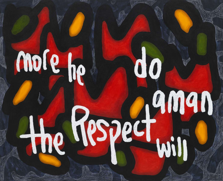 Respect, 2020 Oil on panel 73 x 91 cm 28.7 x 35.8 in