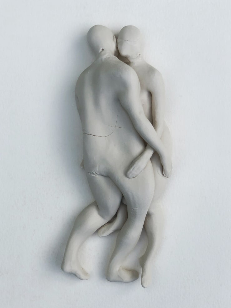 Firn Series (Couple), 2019 Porcelain 31 x 10 x 5 cm 12 x 4 x 2 in