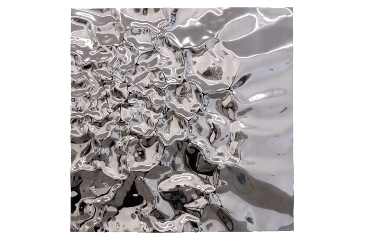 Emanation II, 2020 Mirror polished stainless steel 118 x 118 x 4 cm 46.5 x 46.5 x 1.6 in