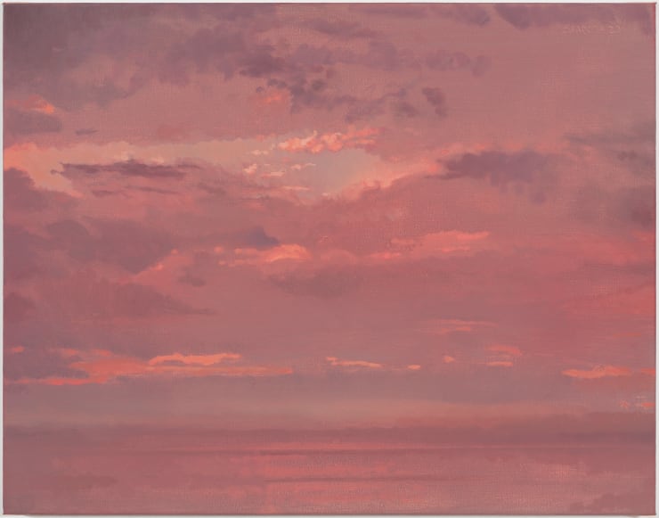 Variations on the Summer Sky III, 2024 Oil on canvas 35 x 45 cm 13.8 x 17.7 in