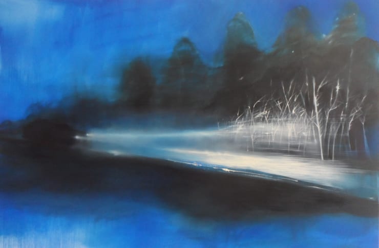 La notte, 2013 Oil on Canvas 80x120 cm 31.5 × 47.2 in