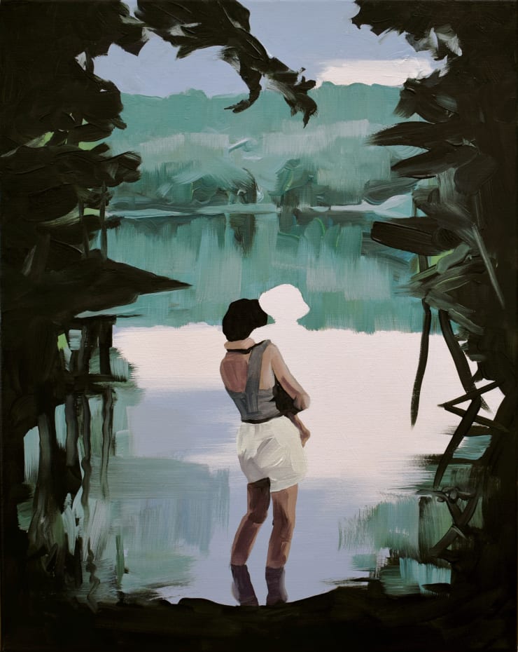 Beginning, 2023 Oil on canvas 50 x 40 cm 19.7 x 15.8 in