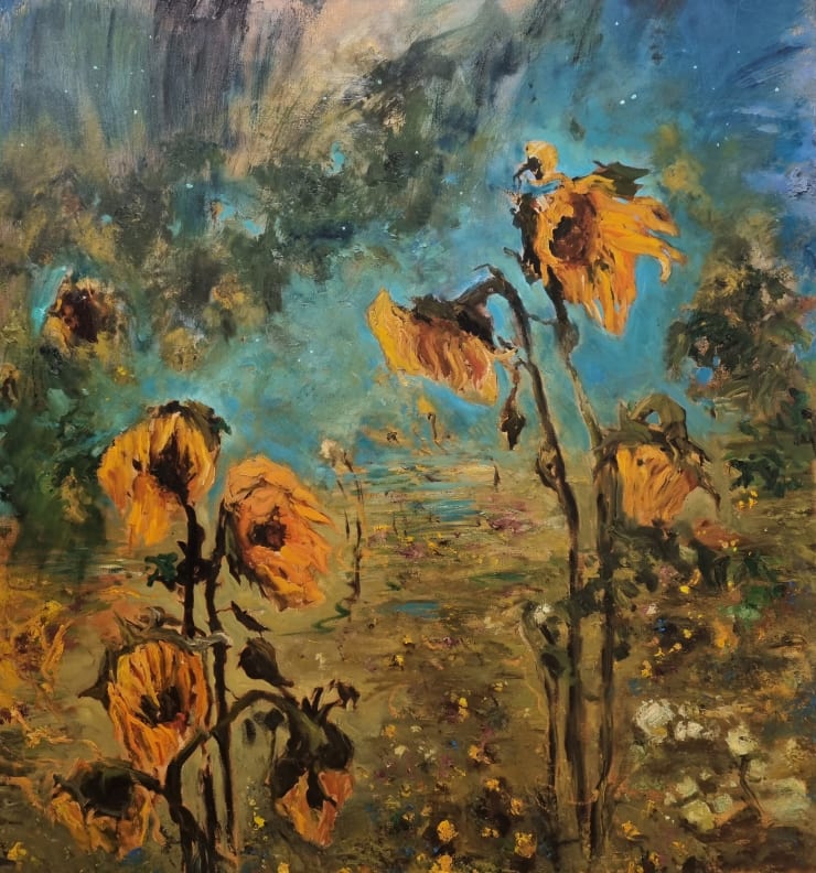 Chris Rivers, Fading Sunflowers and the Bright Stars, 2021