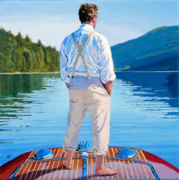 Small Warming Sun, 2022 Oil on canvas 30.5 x 30.5 cm 12 x 12 in