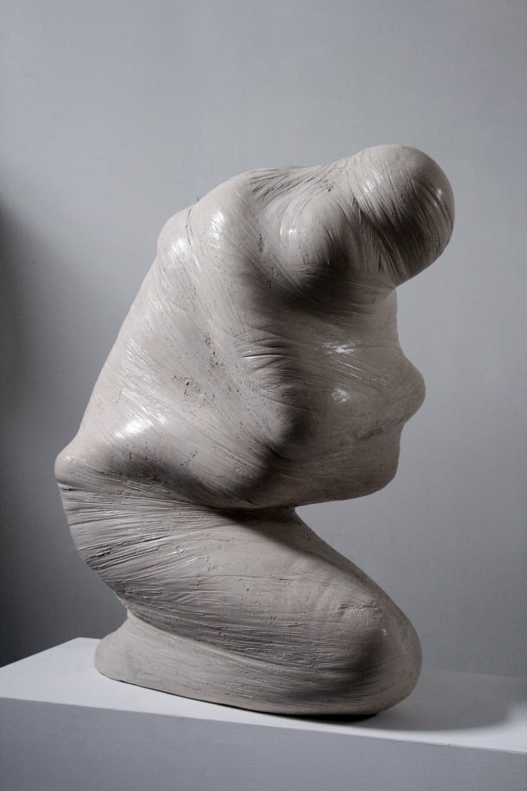 Bowlby's Wall, 2015 Gypsum 91 x 46 x 66 cm 36 x 18 x 26 in