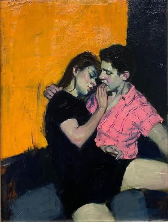 Malcolm Liepke In His Lap, 2017 Oil on canvas 60.9 x 45.7 cm 24 x 18 in