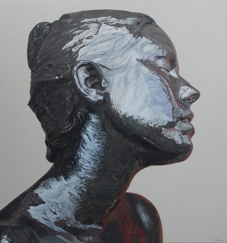 Space, 2022 Oil on canvas 100 x 95 cm 39.4 x 37.4 in