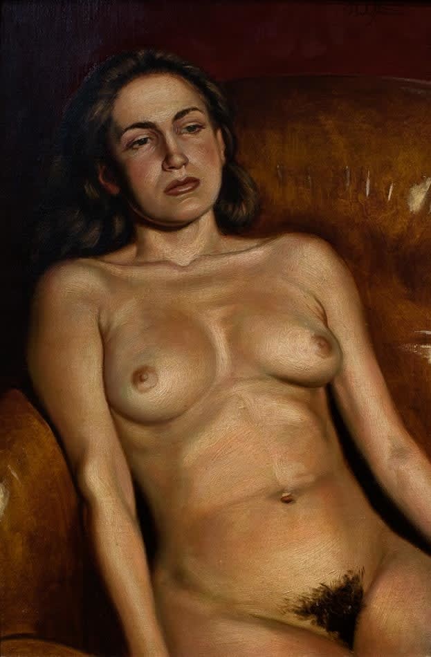 Model in Chair, 2009 Oil on Canvas 46x30 cm 18x12 in