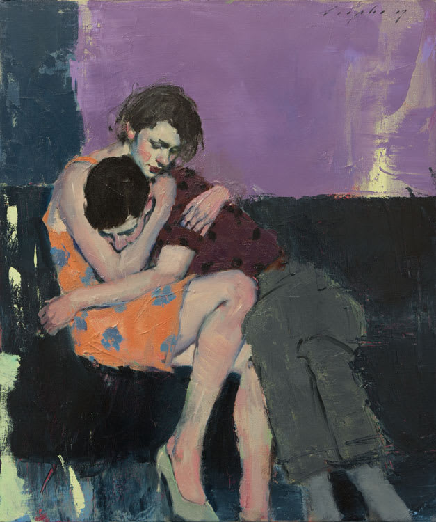 Malcolm Liepke, In Her Arms, 2017