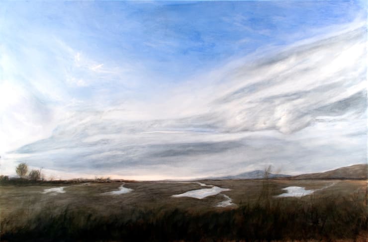 They Come From So Far, 2023 Acrylic on canvas 79 x 120 cm 31.1 x 47.2 in