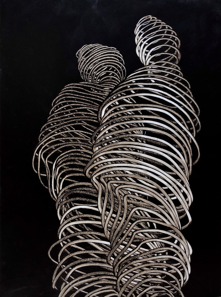 Emil Alzamora Our Spirit, 2019 Oil on panel 61 x 45.7 cm 24 x 18 in