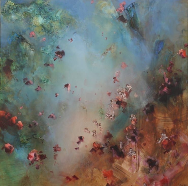 Chris Rivers The Last Of My Kind #5, 2019 Oil on canvas 100 x 100 cm 39.4 x 39.4 in