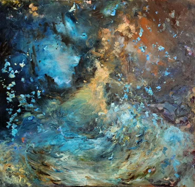 Water, 2024 Oil on canvas 170 x 170 cm 66.9 x 66.9 in
