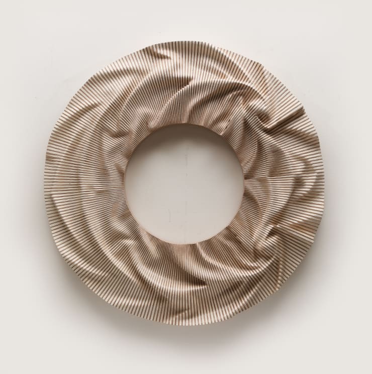 Expose Exposed 230829, 2023 Wood (White birch plywood), Sibatool, Paper 140 × 140 × 16 cm 55 x 55 x 6.5 in