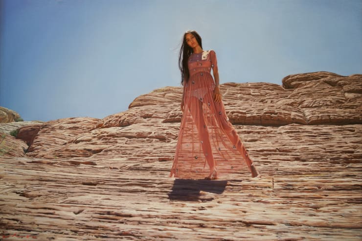 Yigal Ozeri, Untitled; Red Rocks, 2021