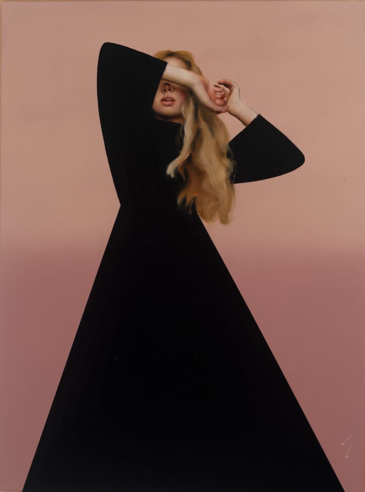 Painting of Gillian, 2022 Oil on cradled linen panel 61 x 45.7 cm 24 x 18 in