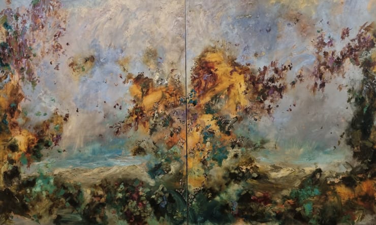 Chris Rivers, Abstract Scene in a Far Away Place, 2021