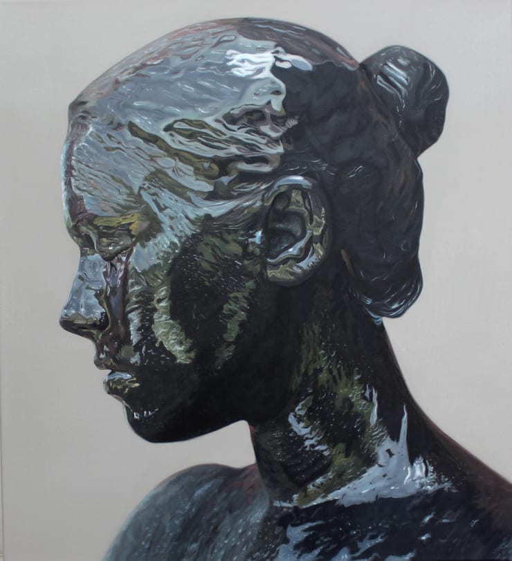 Tide, 2022 Oil on canvas 100 x 90 cm 39.4 x 35.4 in